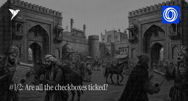 Finding 1/2: Are all the checkboxes ticked?