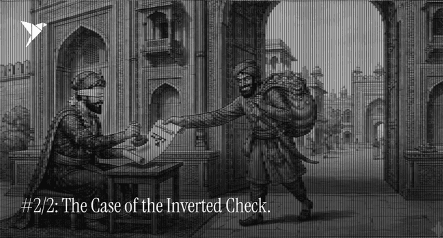 Finding 2/2: The Case of the Inverted Check.